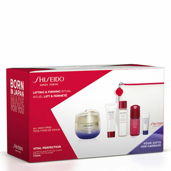 Opiniones Estuche Shiseido Vital Perfection Uplifting and Firming Cream + Clarifying Cleansing Foam + Treatment Softener + Ultimune Power Infusing Concentrate + Vital Perfection Overnight Firming Treatment + Neceser