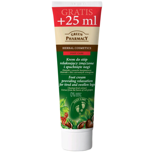 Opiniones Green Pharmacy Foot Cream Providing Relaxation For Tired and Swollen Legs