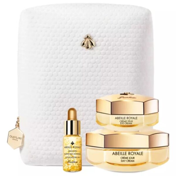 Opiniones Guerlain Abeille Royale Gift Set 50 ml Day Cream + 15 ml Eye Cream + 5 ml Advanced Oil + Pouch