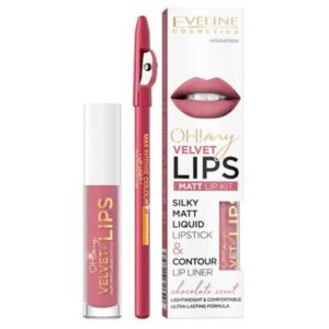 Opiniones Set Eveline Oh My Lips Labial Acabado Mate + Lápiz de Labios