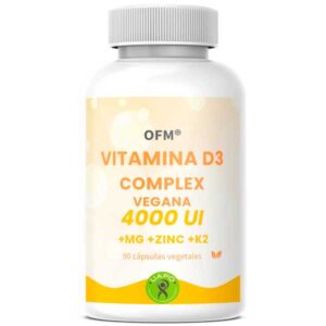 Opiniones Doctora Odile Fernández Vitamina D3 Complex Vegana. 4000 UI D3+Mg+K2+Zn 90 cápsulas