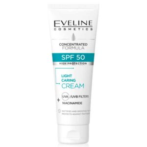Opiniones Eveline Crema de Cuidado Ligera Fórmula Concentrada SPF50 Piel Mixta y Grasa 30 ml