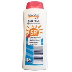 Opiniones Lacura Leche solar para niños SPF 50