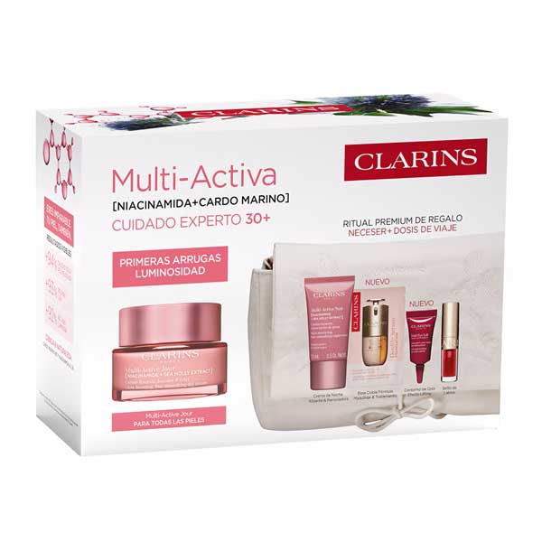 Opiniones Estuche Clarins Multi Active Crema de Día 50 ml Todo Tipo de Piel + Regalo